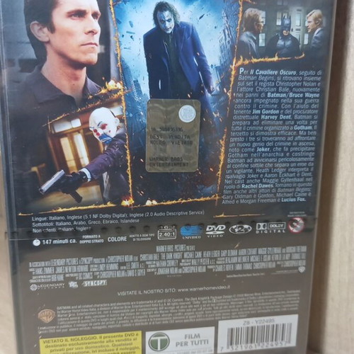 The Dark Knight DVD sealed with Greek subtitles