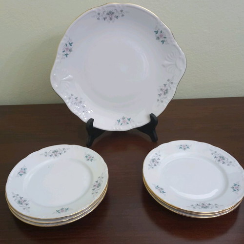 Thun porcelain pasta plate set new, complete