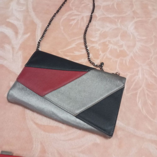 Handbag like new, black and gray