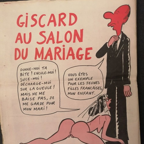 Charlie Hebdo satirical magazine used, 3 issues from 1978