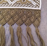 Handmade embroidered table runner