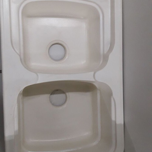 Karag Kitchen Sink Type 0,6/50 new, double basin with drainer
