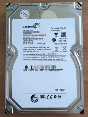 Seagate σκληρός δίσκος 1TB μεταχειρισμένος, 7200 rpm Sata III