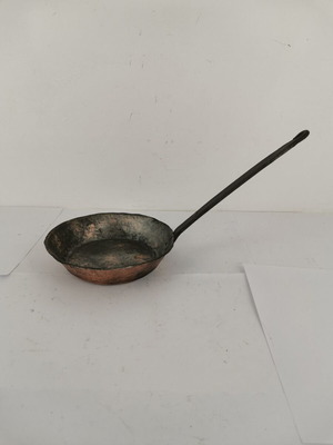 Copper frying pan used from 1940 era
