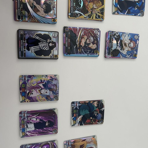 Naruto and Demon Slayer cards, set of 100