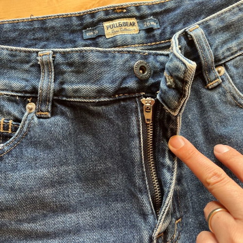 Pull&Bear denim shorts used, size S with cutouts