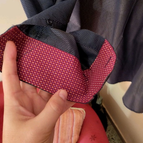 Poli Gianni men's shirt like new, black with polka dot design