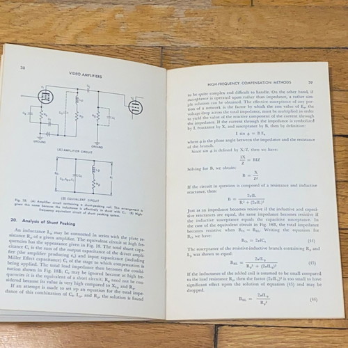 Scientific rare book Radioelectronics Video Amplifiers 1959