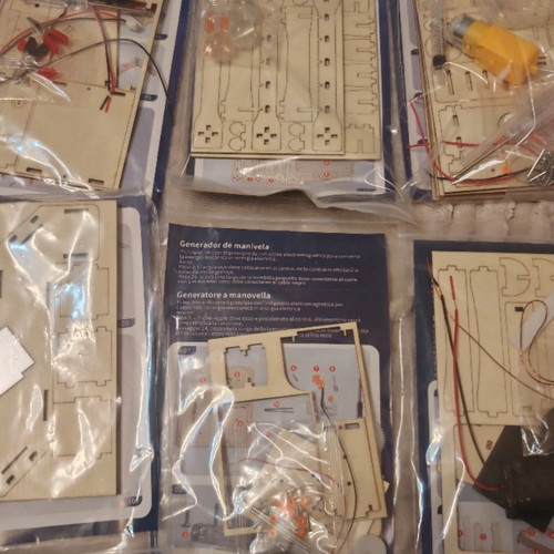 STEM 6 in 1 Educational Kit for Robotics Physics Electronics DIY