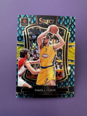2025-26 Panini Select Euroleague BK Nikola Vujcic Dragon Scale card, perfect condition