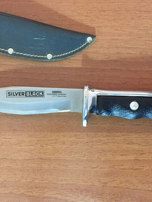 Μαχαίρι Silver Black Solingen μεταχειρισμένο, 1990, μήκος λάμας 13 εκ.