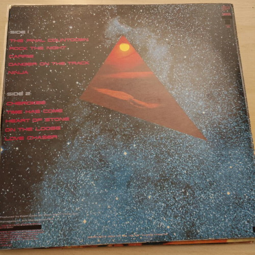 Europe The Final Countdown vinyl LP used, original Greek press