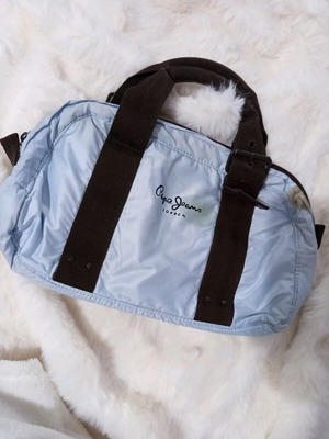 Pepe Jeans Handbag used, turquoise without wear