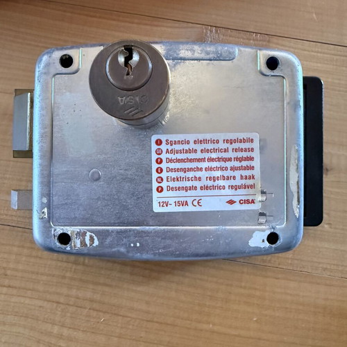 Cisa electric lock heavy-duty used with one key 12 V