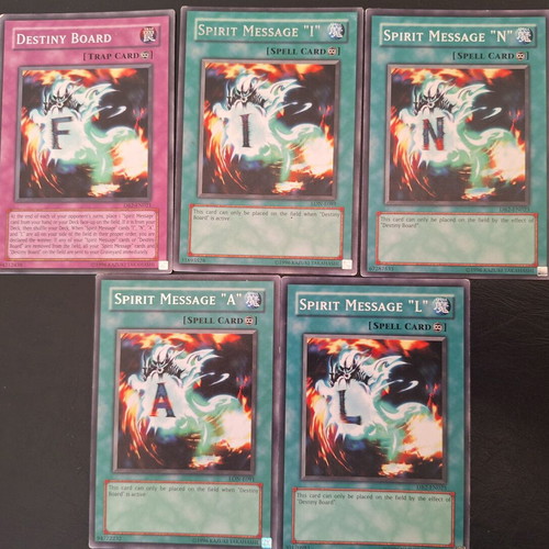Yu-Gi-Oh cards rare and collectible, like new, set of 5