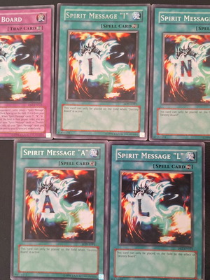 Yu-Gi-Oh cards rare and collectible, like new, set of 5