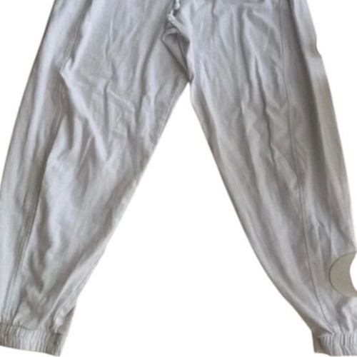 Zara baggy sweatpants, white, size S