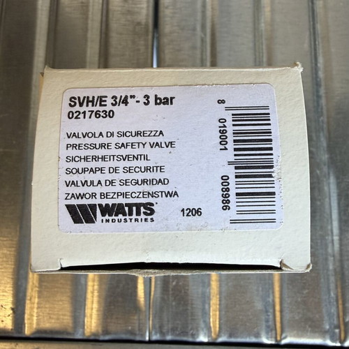 WATTS safety valve 3 bar 3/4 inch
