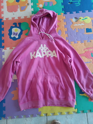 Kappa large hoodie like new, pink