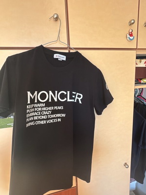 Moncler t-shirt new with tags, black, size S