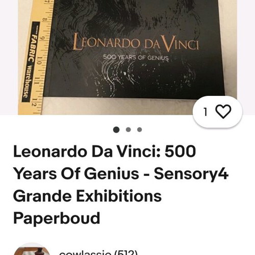 Leonardo DaVinci Tribute 90 Pages Used