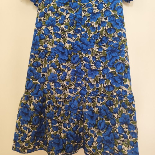 Floral dress blue electric size XXXL used