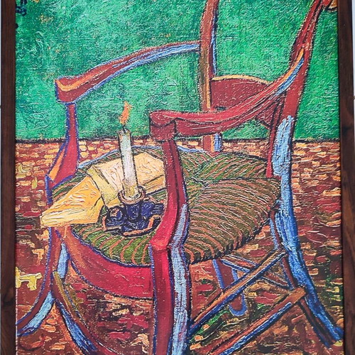 Painting The Chair of Gauguin by Vincent van Gogh Like New