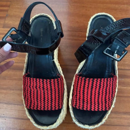 Celine platforms size 39/40, heel 12 cm, like new