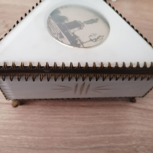 Jewelry box Russian old used with minor damages