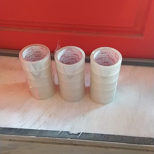 Packaging tape pack of 15 transparent 3.6x50m new