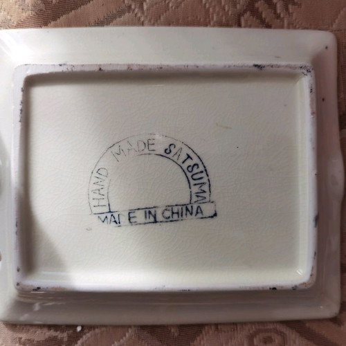 Satsuma ashtray used with small chip