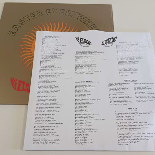 13th Floor Elevators Easter Everywhere vinyl LP new, rock