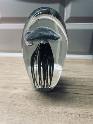 Murano glass jellyfish collectible used decoration