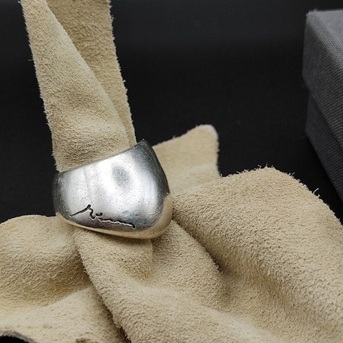 Minas Chevalier Silver Ring 925 Used, Size 62