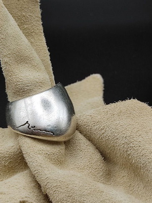 Minas Chevalier Silver Ring 925 Used, Size 62