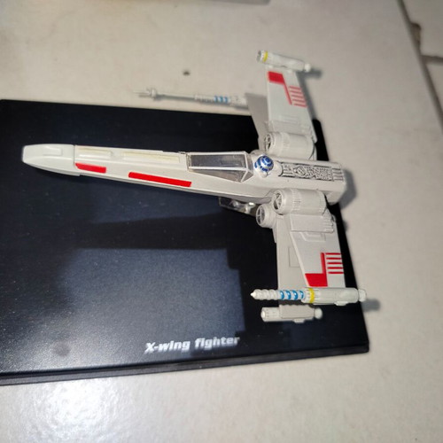 Star Wars metal spaceship used with damage