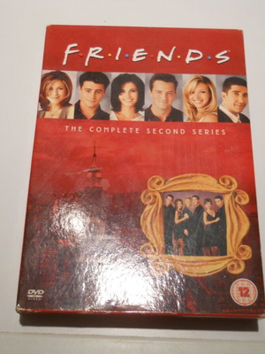 Friends The Complete Second 3 DVDs used with subtitles