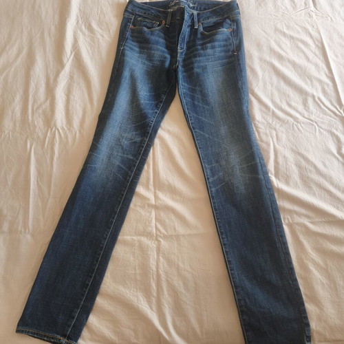 American Eagle women's skinny jeans, medium size, blue