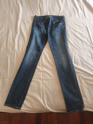 American Eagle women's skinny jeans, medium size, blue