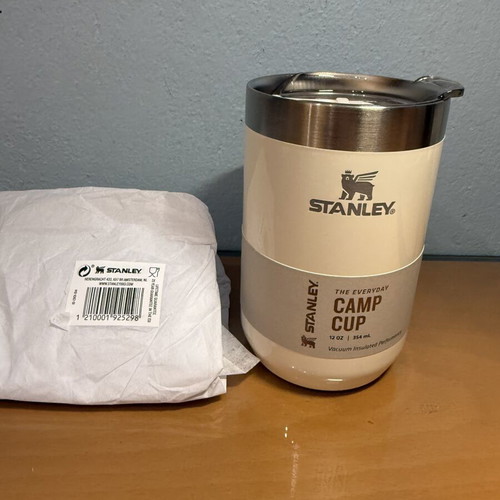 Stanley Everyday Camp Cup 354ml cream gloss new