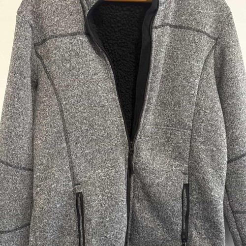 Jacket with wool lining like new, size Large