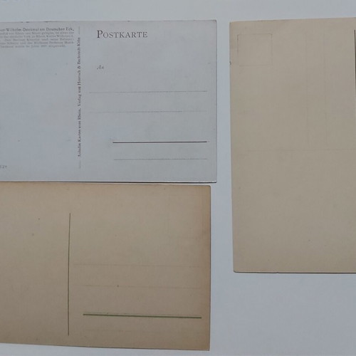 Vintage German postcards Koblenz used, lot of 7