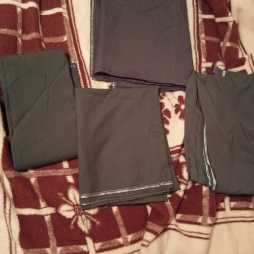 Khaki fabrics pack of five, new, durable for multiple uses