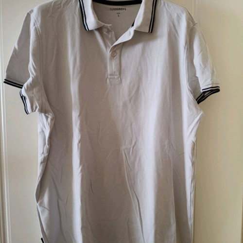 Terranova polo shirt white size L like new