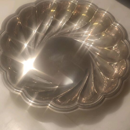 Silver-plated utensils used for serving or decoration
