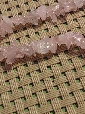Rose Quartz Chips Bead Necklace