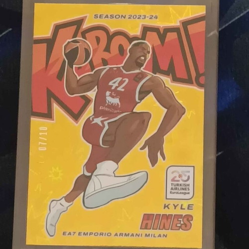 Panini Euroleague Kyle Hines Gold Kaboom /10 SSP new