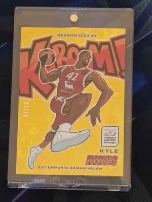 Panini Euroleague Kyle Hines Gold Kaboom /10 SSP new