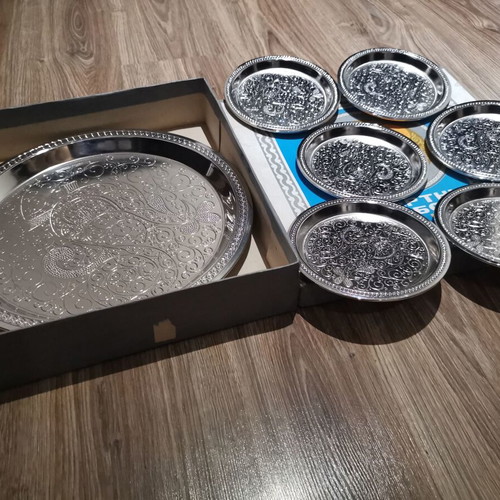 Cake serving set new, metal, 1980s USSR