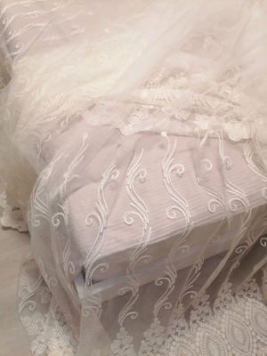 Curtains new ecru color 3.00/2.50 m